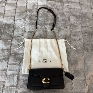 Coach Tabby Mini Pebble-Leather Crossbody Bag